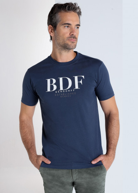 Bendorff Camiseta Manga Corta Hombre Rayas Blanco 850075030 201